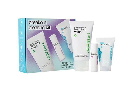 Dermalogica Clear Start Breakout Clearing Skin Kit Bundle of 3