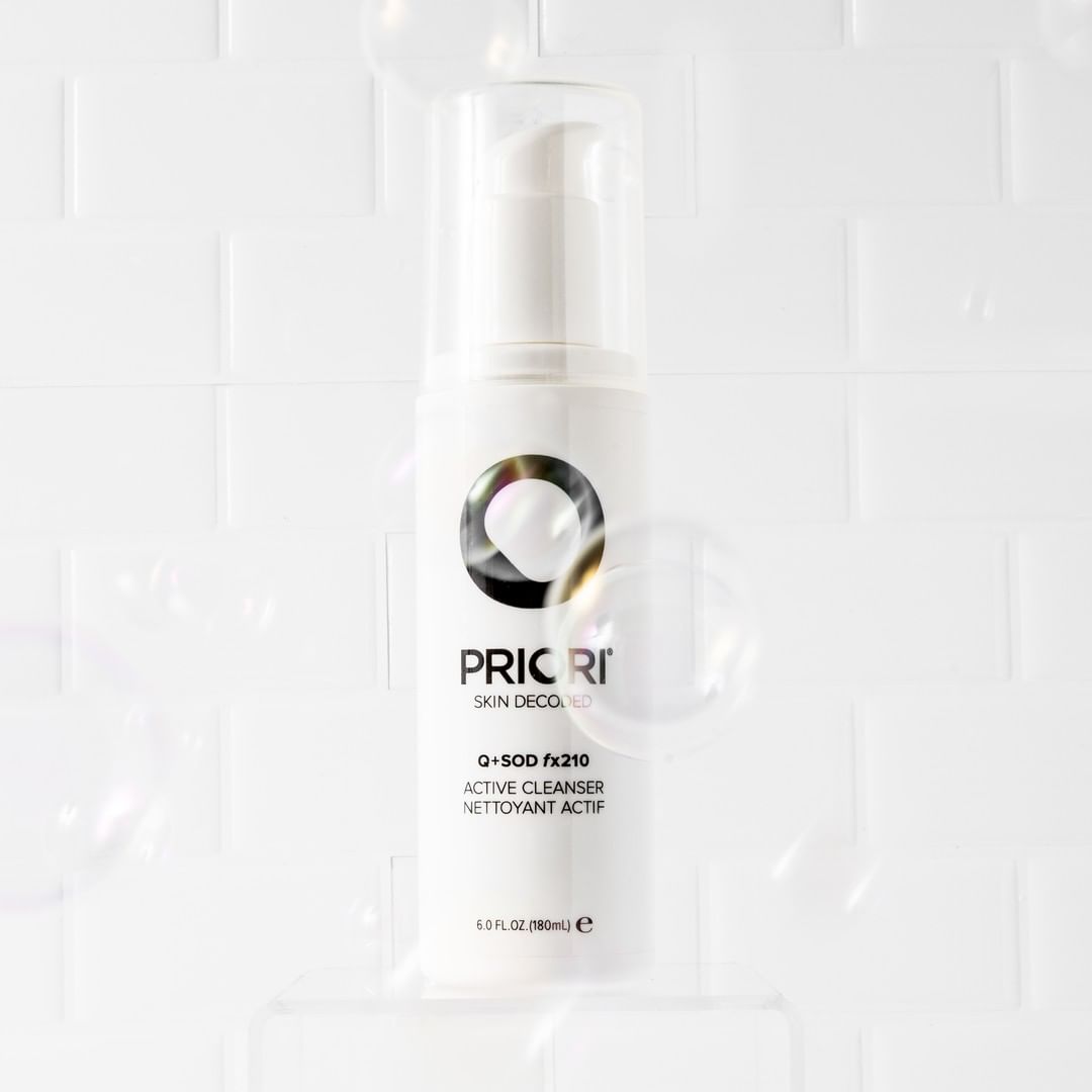 Priori Q+SOD Active Cleanser 180ml