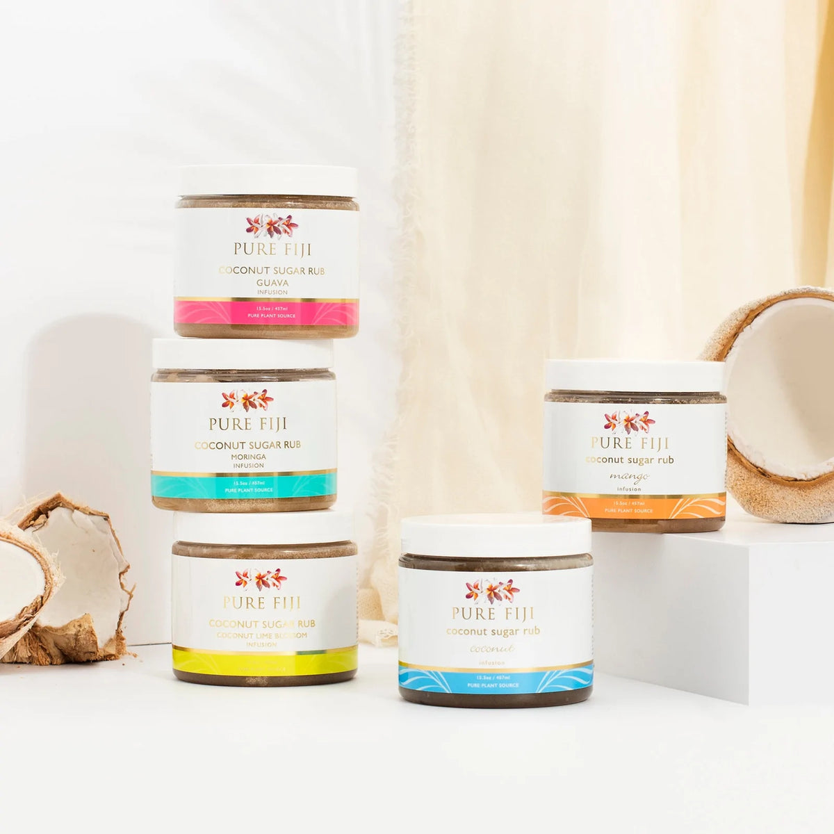 Pure Fiji  Coconut Sugar Rub 455ml